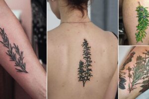 34 Significado e ideas del tatuaje de romero