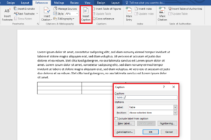 Cómo Insertar Una Tabla De Ilustraciones En Word