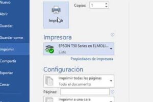 Cómo Mandar A Imprimir En Word