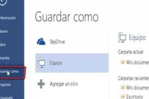 Cómo Guardar Un Documento De Word En USB