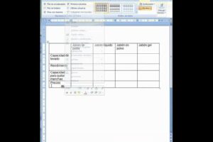 Cómo Hacer Un Cuadro De Doble Entrada En Word