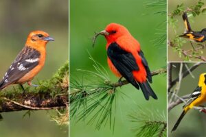 26 impresionantes pájaros negros y naranjas