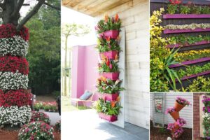 41 ideas de jardines de flores verticales para hacer crecer más flores