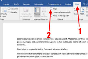 Cómo Aparece La Regla En Word