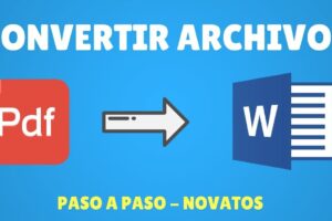 Cómo Cambiar Un Documento De PDF A Word Gratis