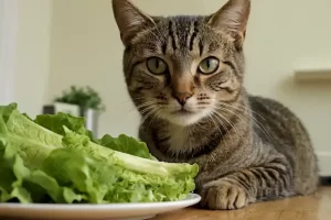 ¿Los gatos pueden comer lechuga?