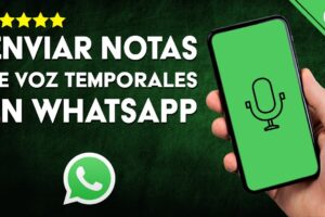 Guía actualizada: Cómo enviar notas de voz temporales en WhatsApp de forma fácil