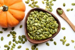 Cultivo de variedades de calabaza de semillas desnudas para Pepitas