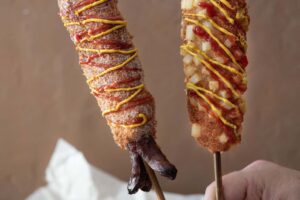 Receta coreana de perro de maíz (crujiente y cursi)