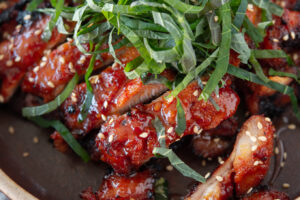 Pollo Bulgogi (pollo en la barbacoa coreano)