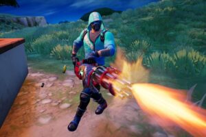 Cómo encontrar y utilizar la Minigun en Fortnite