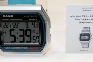 El reloj clásico Casio A158W es ahora un reloj de escritorio