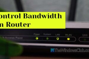 Cómo controlar el ancho de banda en el router
