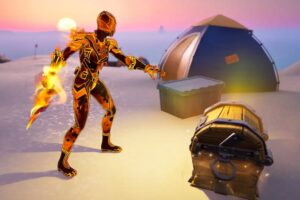 Cómo buscar contenedores en los campamentos base en Fortnite Remix