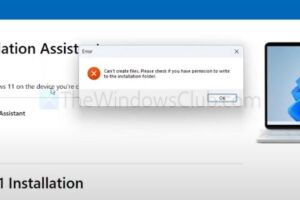 Los archivos no se pueden crear, Windows no se puede actualizar [Fix]