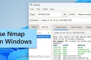 ¿Cómo usar NMAP en Windows PC?