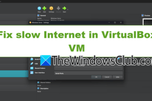 Correcto de Internet lento a VirtualBox VM