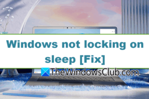 Windows 11 no bloquea el sueño [Fix]