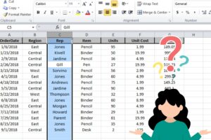 ¿Cómo Seleccionar Una Columna En Excel?