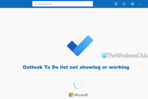 La lista de tareas pendientes de Outlook no se muestra o no funciona