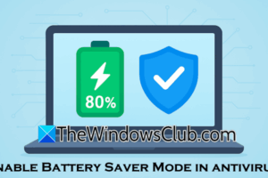 Activa el modo ahorro de batería en tu antivirus en Windows 11