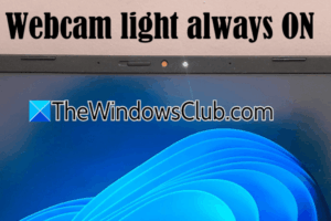 La luz de la cámara web siempre está encendida en Windows 11 [Fix]