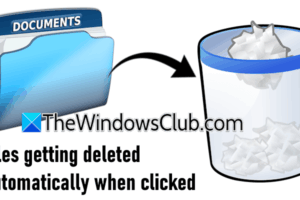 Los archivos se eliminan automáticamente al hacer clic en Windows 11
