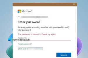 No se puede iniciar sesión en la cuenta de Microsoft después de restablecer la contraseña
