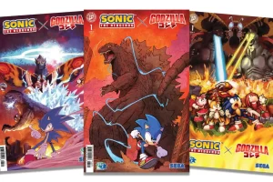 Se acerca una colaboración de cómics de Sonic The Hedgehog X Godzilla