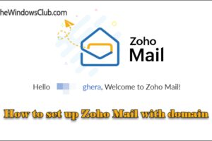 Cómo configurar Zoho Mail con dominio