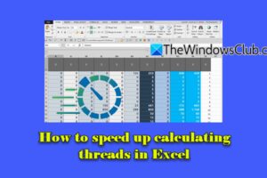 Cómo acelerar el cálculo de hilos en Excel