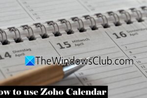 Cómo utilizar el calendario Zoho