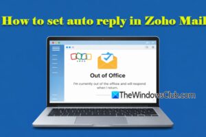 Cómo configurar la respuesta automática en Zoho Mail