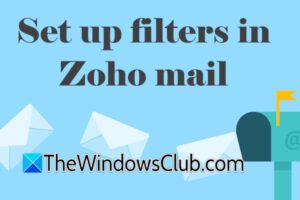 Cómo configurar filtros en Zoho Mail