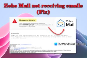 Zoho Mail no recibe correos electrónicos [Fix]