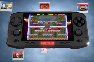 Evercade revela el nuevo portátil “Nexus” con una pantalla de 5,8″.
