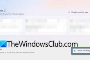Cómo crear una página de reserva compartida en MS Bookings