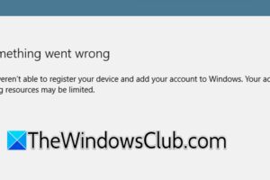 No se puede registrar el dispositivo en el Centro de administración de Microsoft 365