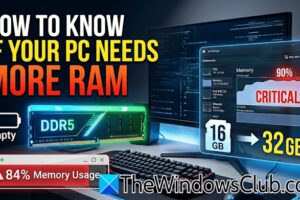 Cómo saber si necesita más memoria RAM en el PC