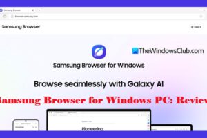 Navegador Samsung para PC con Windows: revisión