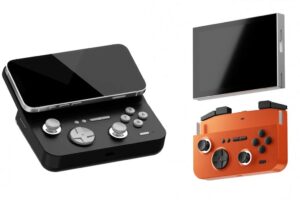 GAMEMT revela un loco portรกtil retro con pantalla modular