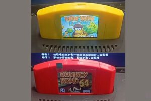 Screendrive 64 es un carrito flash que muestra el arte de su juego mientras juega