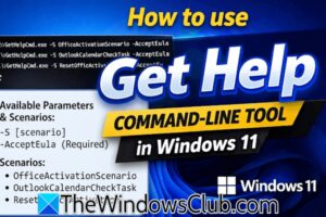 Cómo utilizar la herramienta de línea de comandos Get Help en Windows 11