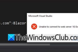 No se puede conectar al servidor Web IIS Express en Visual Studio