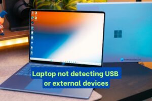 El portรกtil no detecta dispositivos USB o externos