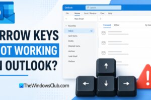 Las teclas de flecha no funcionan en Outlook
