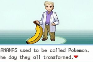 Este ROM Hack convierte a todos los Pokémon en un plátano