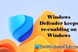 Windows Defender se vuelve a habilitar en Windows 11