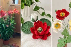 17 patrones de flores de ganchillo de bricolaje con tutoriales